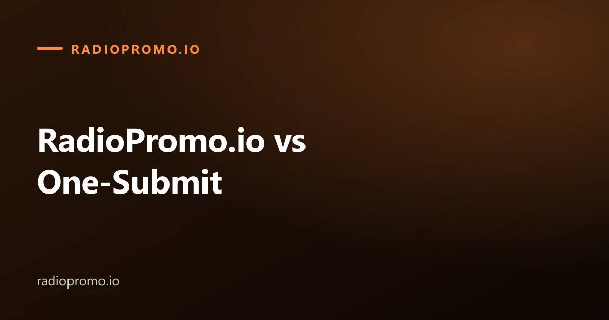 RadioPromo.io vs One-Submit