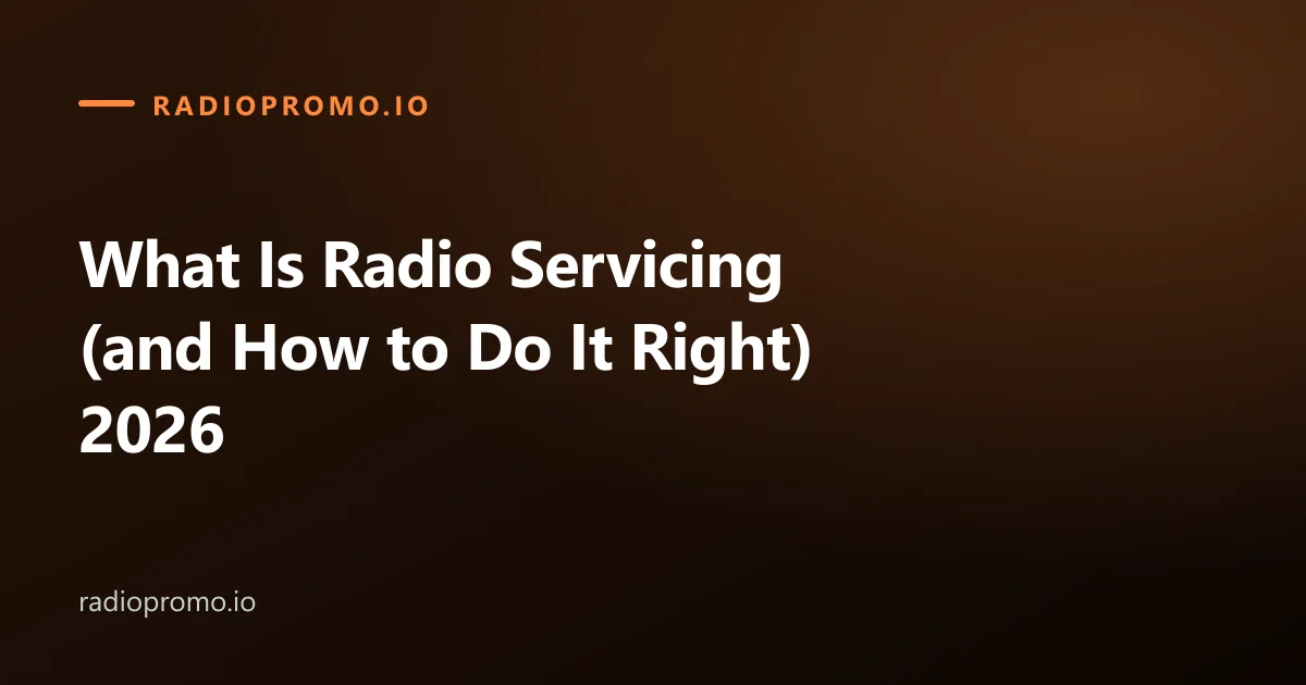 What Is Radio Servicing (and How to Do It Right) 2026